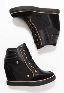 Anna Field Bootie - Baskets Montantes - Black -Chaussure Belle Promos Boutique 03260205d3e746f981a4fd32acd5cdfa