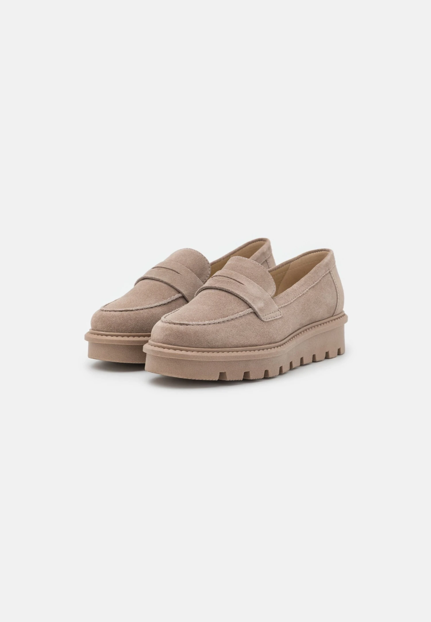 Comfort Leather - Mocassins - Taupe 3 Comfort Leather - Mocassins - Taupe – Image 3