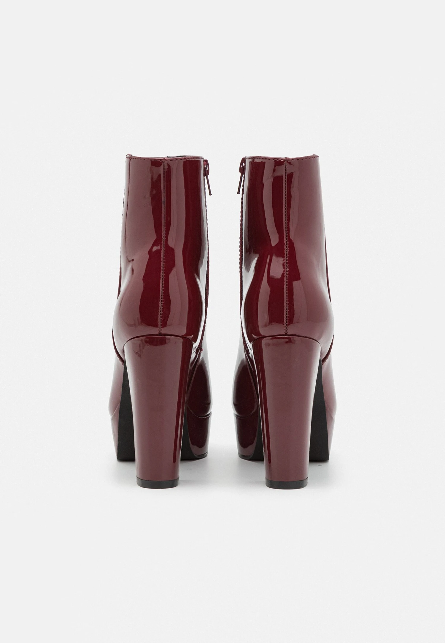 Anna Field Bottines À Talons Hauts - Dark Red 4 Anna Field Bottines À Talons Hauts - Dark Red – Image 4
