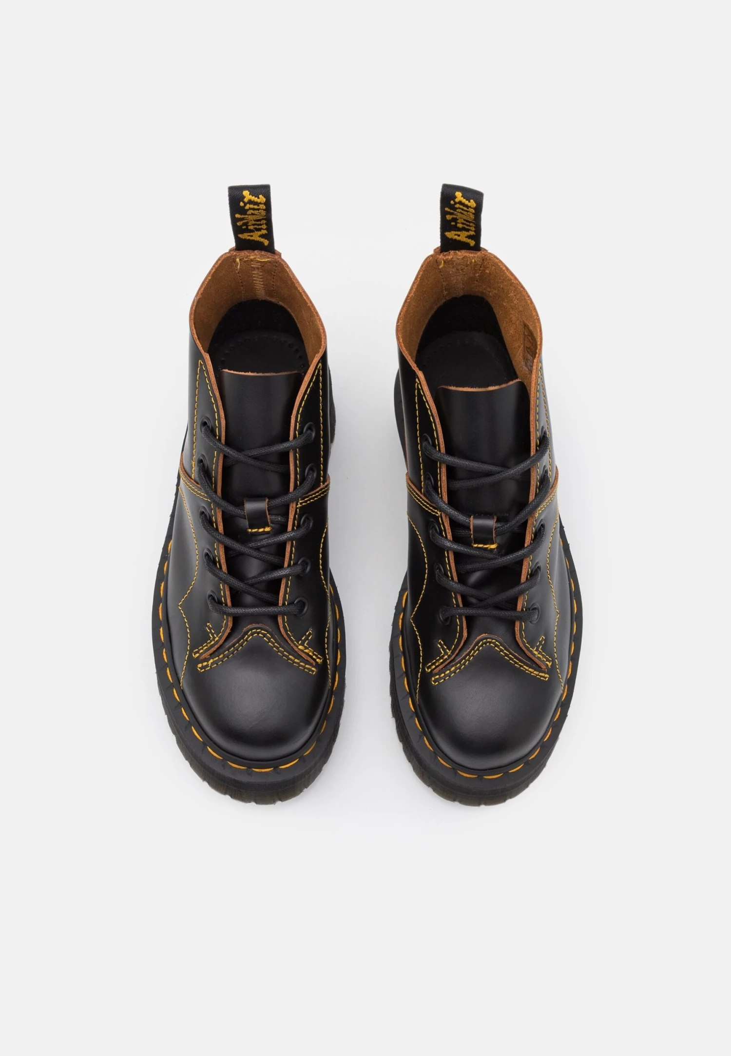 Dr. Martens Church Quad Unisex - Boots À Talons - Black Vintage Smooth 4 Dr. Martens Church Quad Unisex - Boots À Talons - Black Vintage Smooth – Image 4