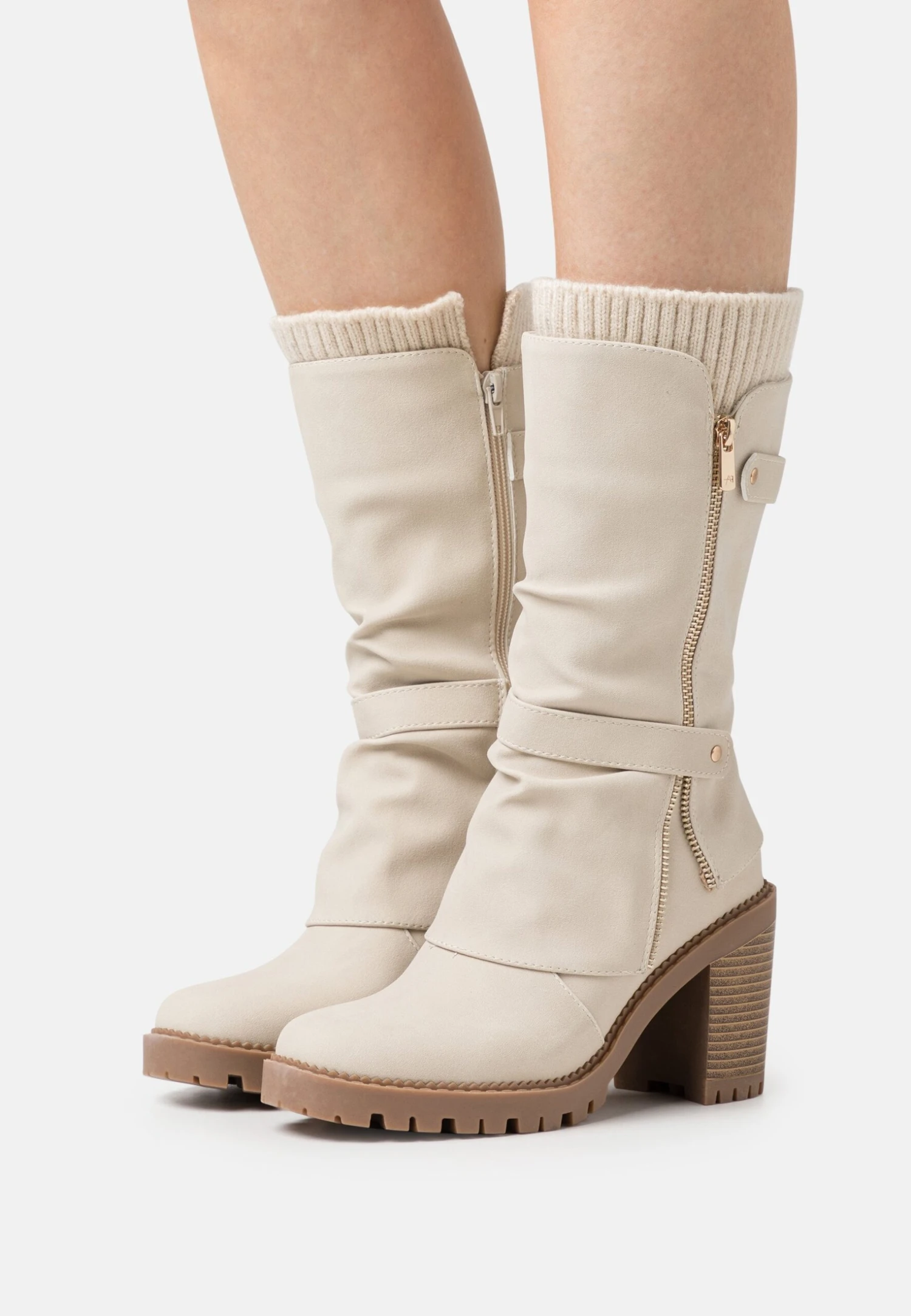 Anna Field Bottes - Beige 1 Anna Field Bottes - Beige