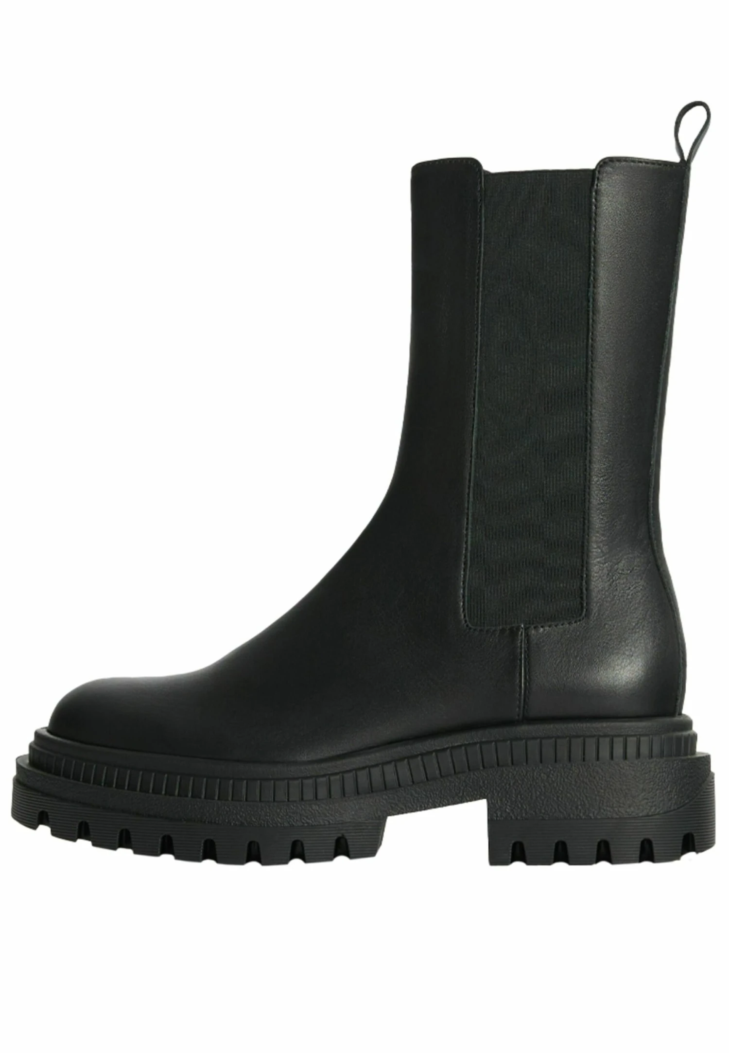 BERSHKA Flat With Elastic Gores - Boots À Talons - Black 2 BERSHKA Flat With Elastic Gores - Boots À Talons - Black – Image 2