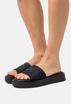 Calvin Klein Dress Flatform - Mules - Black