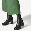 Tamaris Bottines À Talons Hauts - Black Leather