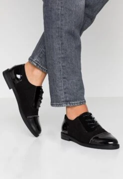 Anna Field Derbies - Black