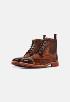 MELVIN & HAMILTON Amelie 17 - Bottines À Lacets - Brown -Chaussure Belle Promos Boutique aeca52bd2de646dfa3230dba8aefb70e