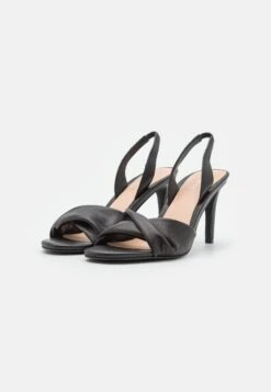 Anna Field Leather - Sandales À Talons Hauts - Black -Chaussure Belle Promos Boutique afeb76ee5fde4f25b5ae2f2f1f949385