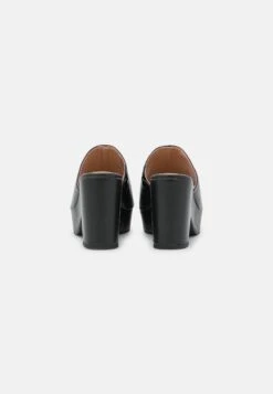 Wide Fit - Mules À Talons - Black -Chaussure Belle Promos Boutique b55520beef73467197135975547764b9