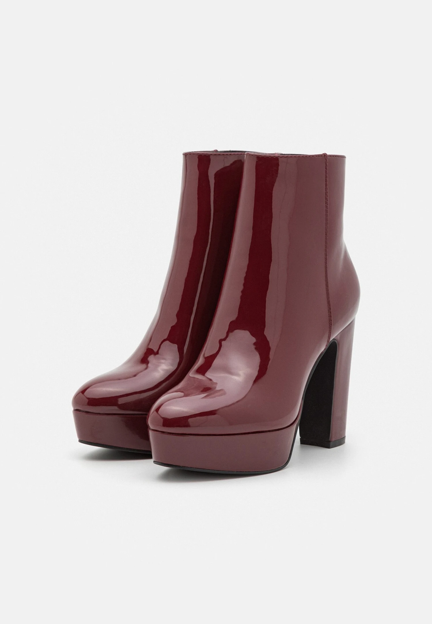 Anna Field Bottines À Talons Hauts - Dark Red 3 Anna Field Bottines À Talons Hauts - Dark Red – Image 3