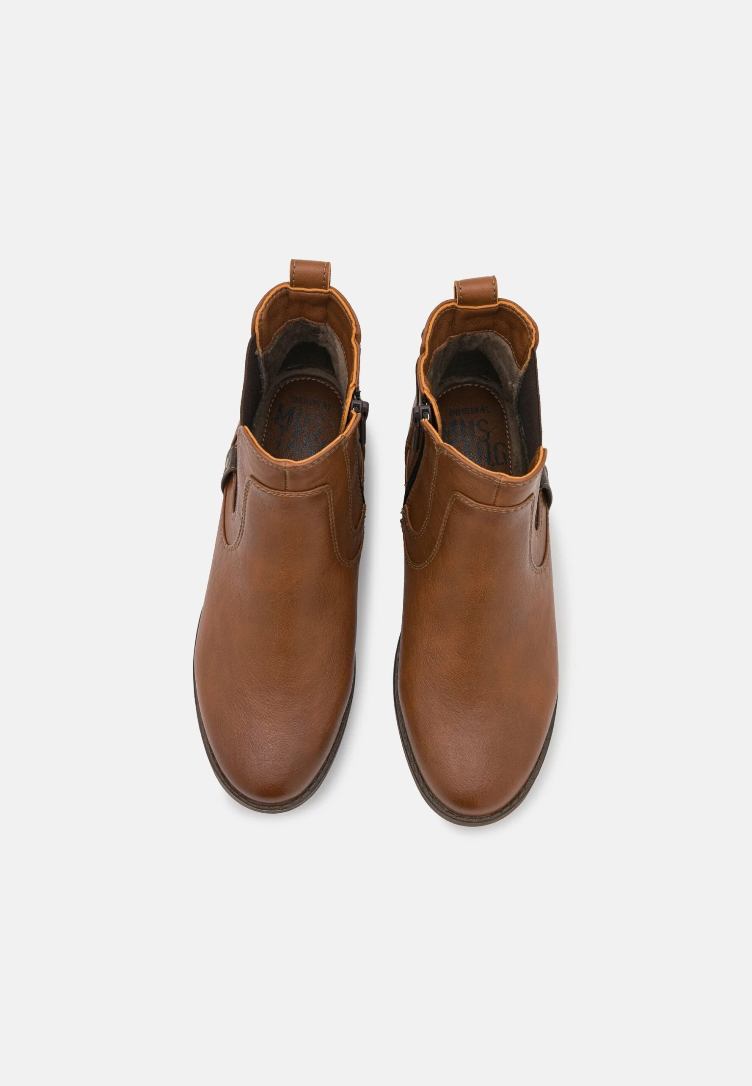 Mustang Boots À Talons - Cognac 6 Mustang Boots À Talons - Cognac – Image 6