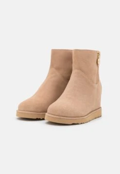 Anna Field Leather Winter Boot - Boots À Talons - Beige -Chaussure Belle Promos Boutique e258a62667cb47dcbe9c7fb1cf4d772f